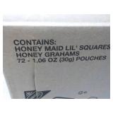 Case of Honey Maid 72 Pouches...
