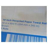 6 Rolls en Motion 10" White Paper T...