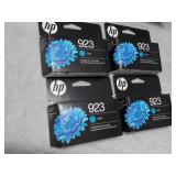 4 HP 923 Cyon Ink Cartridges...