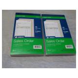 2 Sales Order Receipt Books...