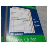 2 Sales Order Receipt Books...
