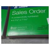 2 Sales Order Receipt Books...