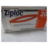 Ziploc 100 bags 2 Gallon size...