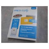 Pres-a-Ply 250 Sheets 1"x 2 5/8" La...