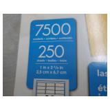 Pres-a-Ply 250 Sheets 1"x 2 5/8" La...