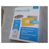 Pres-a-Ply 250 Sheets 1"x 2 5/8" La...