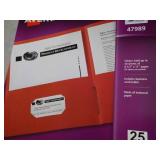 Avery 50 Two Pocket Folders...