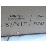5000 sheets White HP 8.5 x 11" Copy...