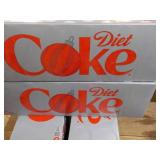 2 Diet Coke 12 packs...