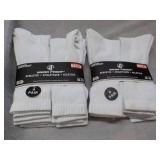 12 Pair White Wear Proof Athletic S...