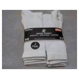 6 Pair White Wear Proof Athletic So...
