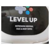 5 Level Up Face and Body Wipes...