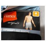 Hanes 3 pack size M Boxers...