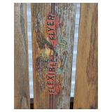 Explorer Wooden Sled with Metal Runners - Vintage Toboggan