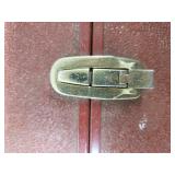 Sears Attache Case - Vintage Burgundy Leatherette with Brass Hardware