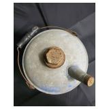Your Own Vintage Metal Oil Can with Side Spout - Blue Label