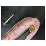 Vintage Brass Butterfly Wall Wreath - Circular Ring of Patina Butterflies