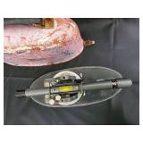 Vintage Brass Butterfly Wall Wreath - Circular Ring of Patina Butterflies