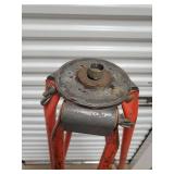 Survey Tripod  - Orange Metal with 1/4-20 Mount and Ground Spikes