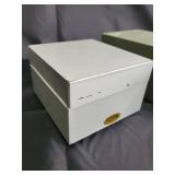 Galvanized Steel Storage Boxes (Lot of 4)