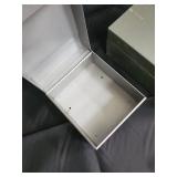 Galvanized Steel Storage Boxes (Lot of 4)