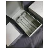 Galvanized Steel Storage Boxes (Lot of 4)