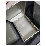 Galvanized Steel Storage Boxes (Lot of 4)
