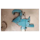 Blue Pipe Threading Tool with Long Guide Rail & Wrench Set