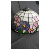 Floral Mosaic Stained- Lamp Shade - Dome Pattern