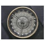 Crystal Cut Glass 6-Piece Dessert Set: Pedestal Compote, Lidded Sugar Jar, Bowls