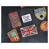 Dutch Masters Cigars Box with Vintage Patch Collection - ABC Triplicate Club, WIBC, Union Jack