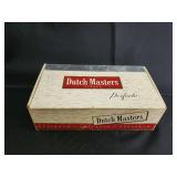 Dutch Masters Cigars Box with Vintage Patch Collection - ABC Triplicate Club, WIBC, Union Jack
