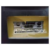 Vintage Yellow Tin Toy Car & Red Radio Flyer Wagon - Beam 100 Months Old Plaque Inside