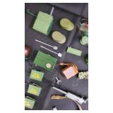 Vintage G.I. Joe Action Figure Lot with Army Manual, Gear & Clothing