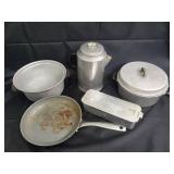 Green Pan Wear-Ever Aluminum Cookware Set No. 1294 - USA Made Vintage Pots & Pans