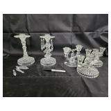 Crystal Glassware Collection - Candlesticks, Decanters, Vases & More