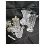 Crystal Glassware Collection - Candlesticks, Decanters, Vases & More