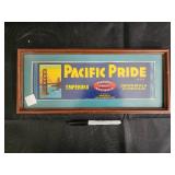 Pacific Pride Travel Poster - Framed Vintage Print