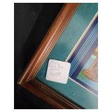 Pacific Pride Travel Poster - Framed Vintage Print