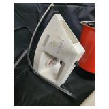 Red Toaster, White Iron, Orange Hot Pot, Beige Kitchen Tool (Lot of 4)