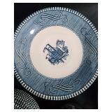 Blue Willow-Style Transferware Dinnerware Set - Assorted Plates & Accessories