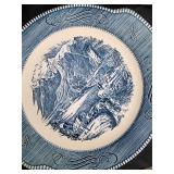 Blue Willow-Style Transferware Dinnerware Set - Assorted Plates & Accessories