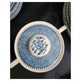 Blue Willow-Style Transferware Dinnerware Set - Assorted Plates & Accessories