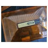 Porta File Personal File Safe Cabinet Wood Finish - Air Lok Humidor Box & Black Storage Box