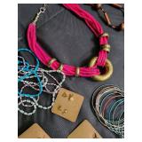 Martinsons Jewellers Ring Box & Assorted Jewelry - Necklaces, Bracelets, Earrings