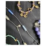 Costume Jewelry Assortment - Beads, Bracelets, Necklaces & Charms