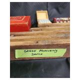 Grade Measuring Device - Wooden Rails & Vintage Boxes