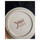 Chateau Hand-Painted Stoneware Dinnerware Set, Japan - Plates, Mugs, Creamer, Sugar Jars, Cake Dome