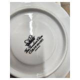 Time Porcelain China Claremont Japan Teacups & Saucers Teapot Set - Floral Borders