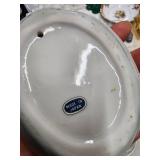 Time Porcelain China Claremont Japan Teacups & Saucers Teapot Set - Floral Borders